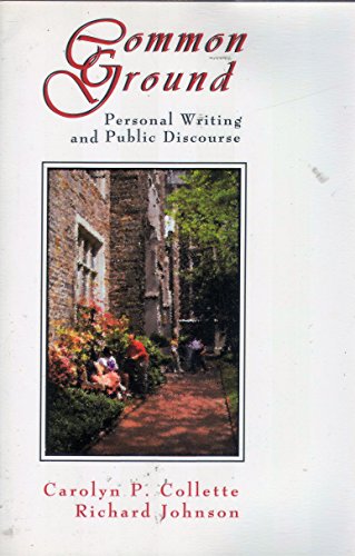 Book Common Ground: Personal Writing and Public Discourse free