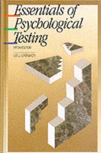 Book Essentials of Psychological Testing free