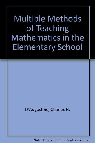 Book Multiple methods of teaching mathematics in the elementary school free