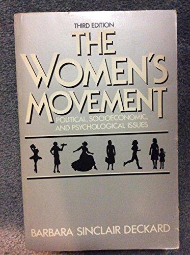 Book The Women's Movement: Political, Socioeconomic and Psychological Issues free