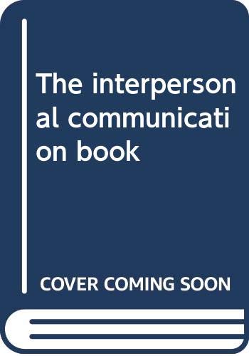 Book The interpersonal communication book free