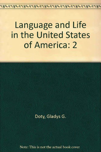 Book Language And Life In The United States Of America (language & Life In The U. S. A.) free