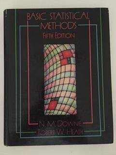 Book Basic Statistical Methods free