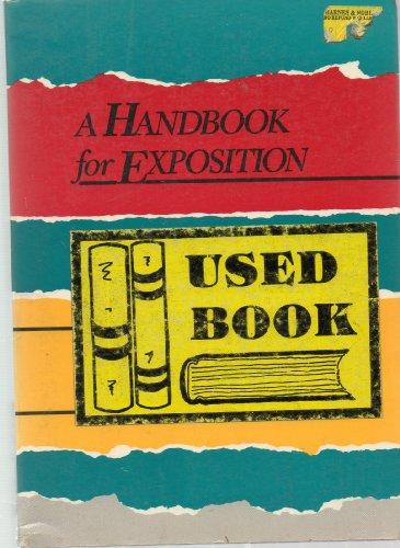 Book A Handbook for Exposition free