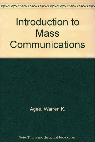 Book Introduction To Mass Communications free