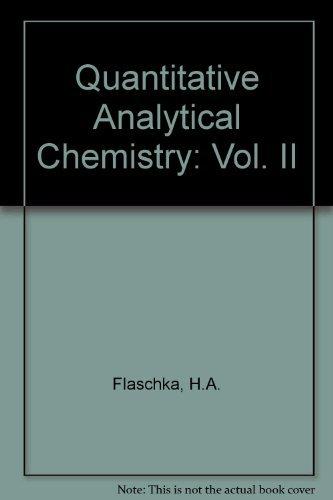 Book Quantitative Analytical Chemistry, Volume 2: Sort Introduction to Practice free
