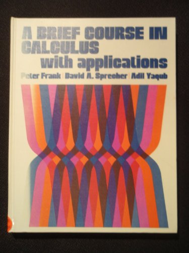 Book A Brief Course In Calculus With Applications free