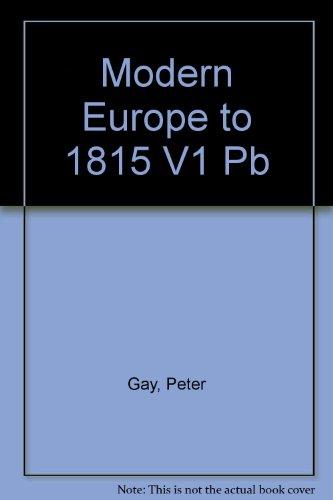 Book Modern Europe to 1815 free