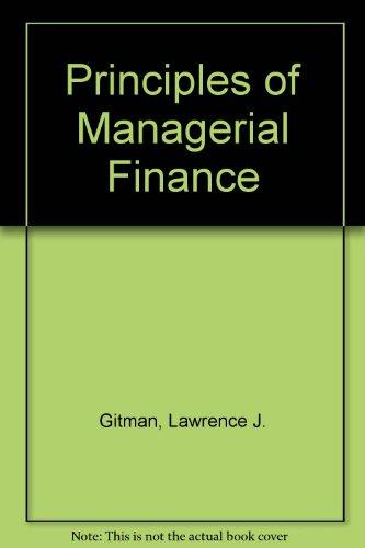 Book Principles Of Managerial Finance free