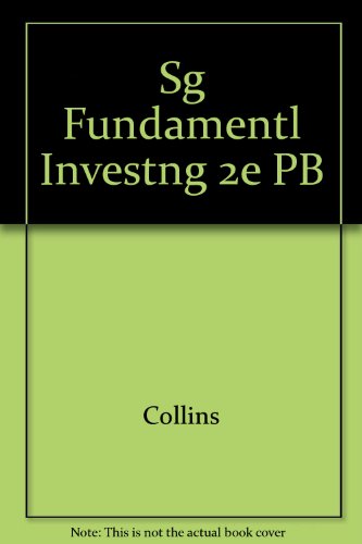 Book Sg Fundamentl Investng 2e Pb free