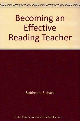 Book Becoming an Effective Reading Teacher free