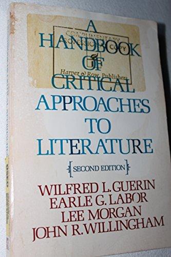 Book A Handbook of Critical Approaches to Literature free