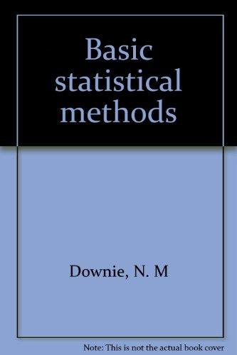 Book Basic statistical methods free