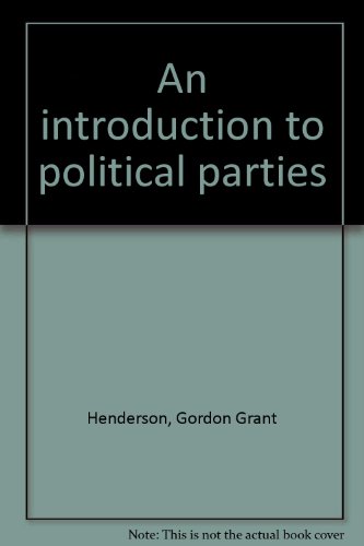 Book An Introduction to Political Parties free