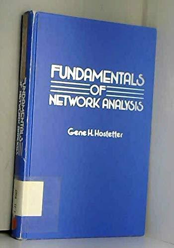 Book Fundamentals of network analysis free