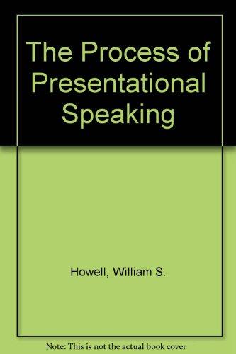 Book The Process Of Presentational Speaking (2nd Edition) free