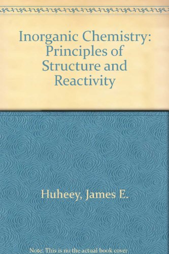 Book Inorganic chemistry: Principles of structure and reactivity free