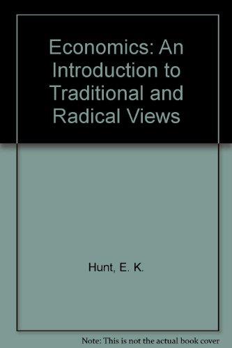 Book Economics;: An Introduction To Traditional And Radical Views free
