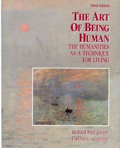 Book The art of being human: The humanities as a technique for living free