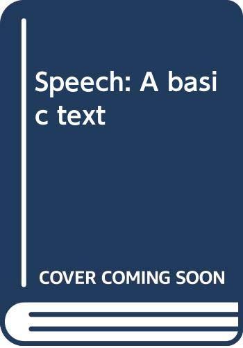 Book Speech: A basic text free