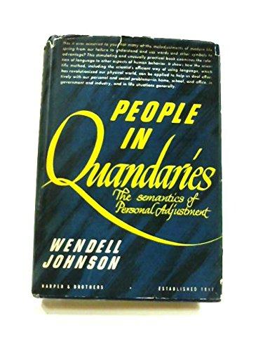 Book People In Quandaries: The Semantics Of Personal Adjustment free