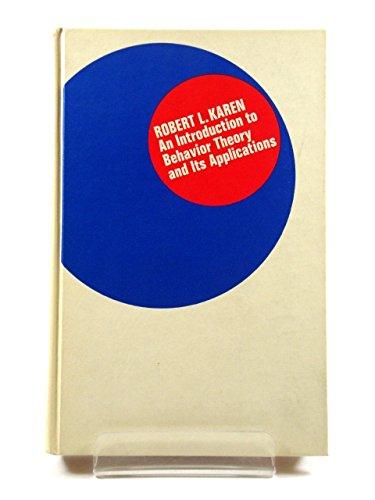 Book An introduction to behavior theory and its applications (Harper's experimental psychology series) free