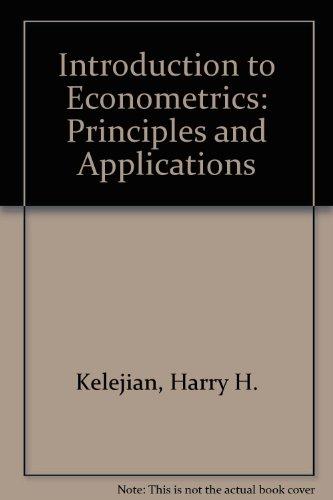 Book Introduction To Econometrics: Principles And Applications free