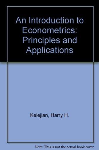 Book Introduction to Econometrics: Principles and Applications free