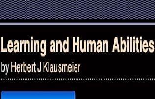 Book Learning and human abilities;: Educational psychology free