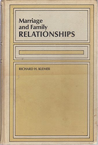 Book Marriage and Family Relationships free