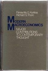 Book Modern macroeconomics: Major contributions to contemporary thought free
