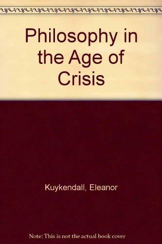 Book Philosophy In The Age Of Crisis free