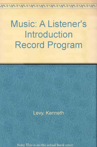 Book Music: A Listener's Introduction - Record Program free