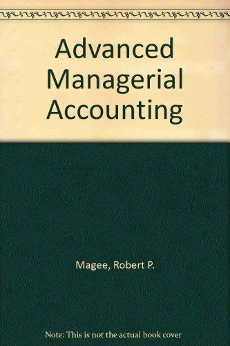 Book Advanced managerial accounting free