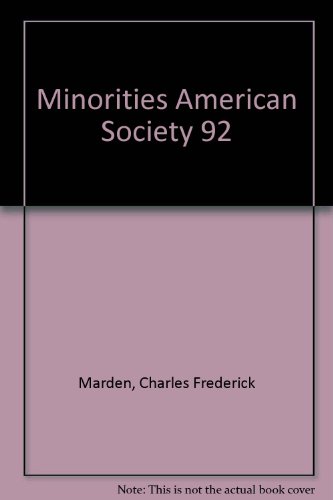 Book Minorities in American Society free
