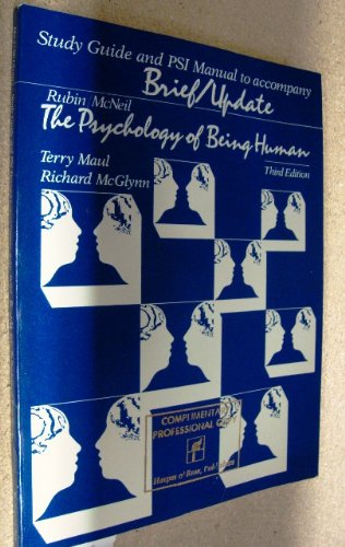 Book Study Guide And Psi Manual To Accompany Brief/update, The Psychology Of Being Human, 3rd Edition free