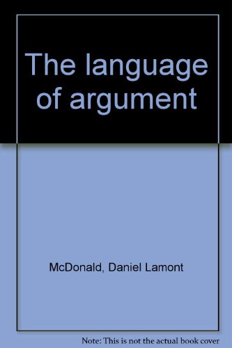 Book The language of argument free