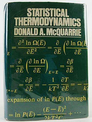Book Statistical thermodynamics (Harper's chemistry series) free