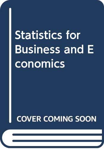 Book Statistics for Business and Economics free