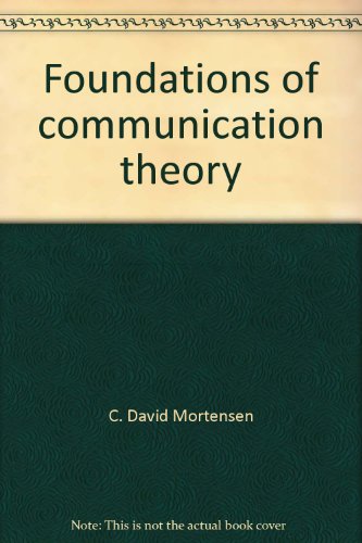 Book Foundations Of Communication Theory free