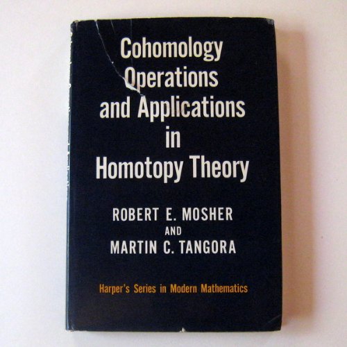 Book Cohomology Operations and Appliances in Homotopy Theory free