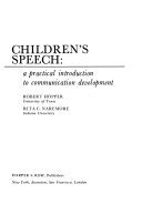 Book Children's speech: A practical introduction to communication development free