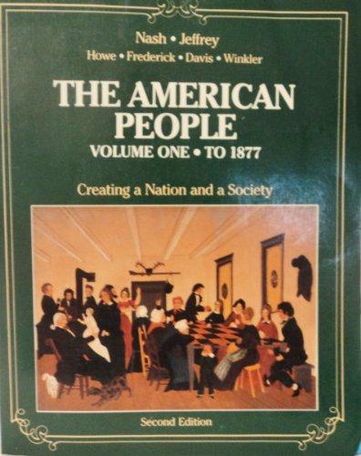 Book American People: Vol 1. To 1877 free