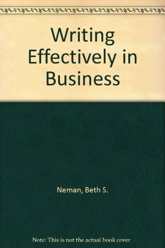 Book Writing Effectively in Business free