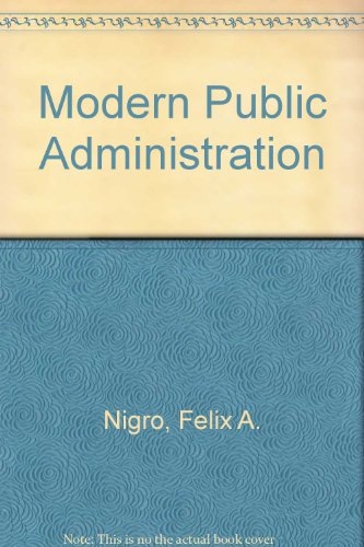 Book Modern public administration free