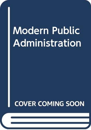 Book Modern public administration free