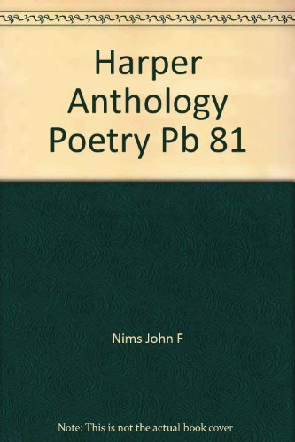 Book Harper Anthology Poetry Pb 81 free