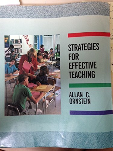 Book Strategies for Effective Teaching free