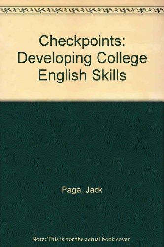 Book Checkpoints: Developing College English Skills free