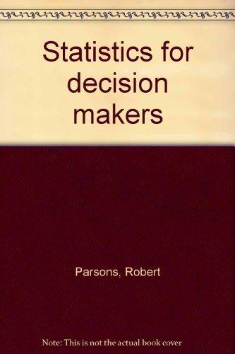 Book Statistics For Decision Makers free